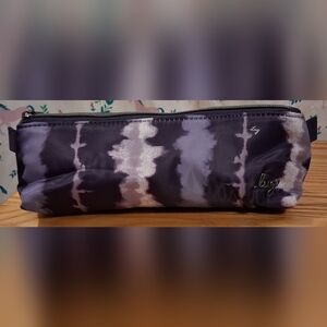 NWOT Lug Schooner Purple TyeDye Nylon Travel Cosmetic Beauty Toiletry Pouch Bag